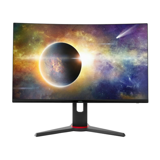 27" Curved QHD (2560 X 1440P) 165Hz 1Ms Adaptive Sync Gaming Monitor with Cables, Black